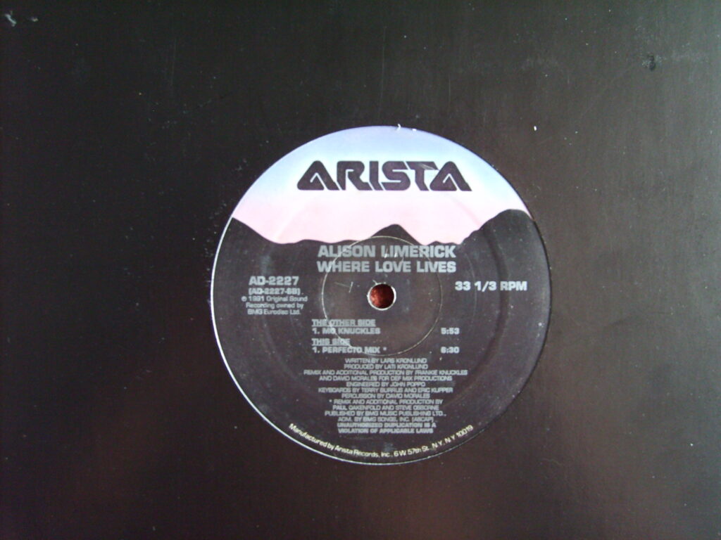Alison Limerick - Where Love Lives 12"
